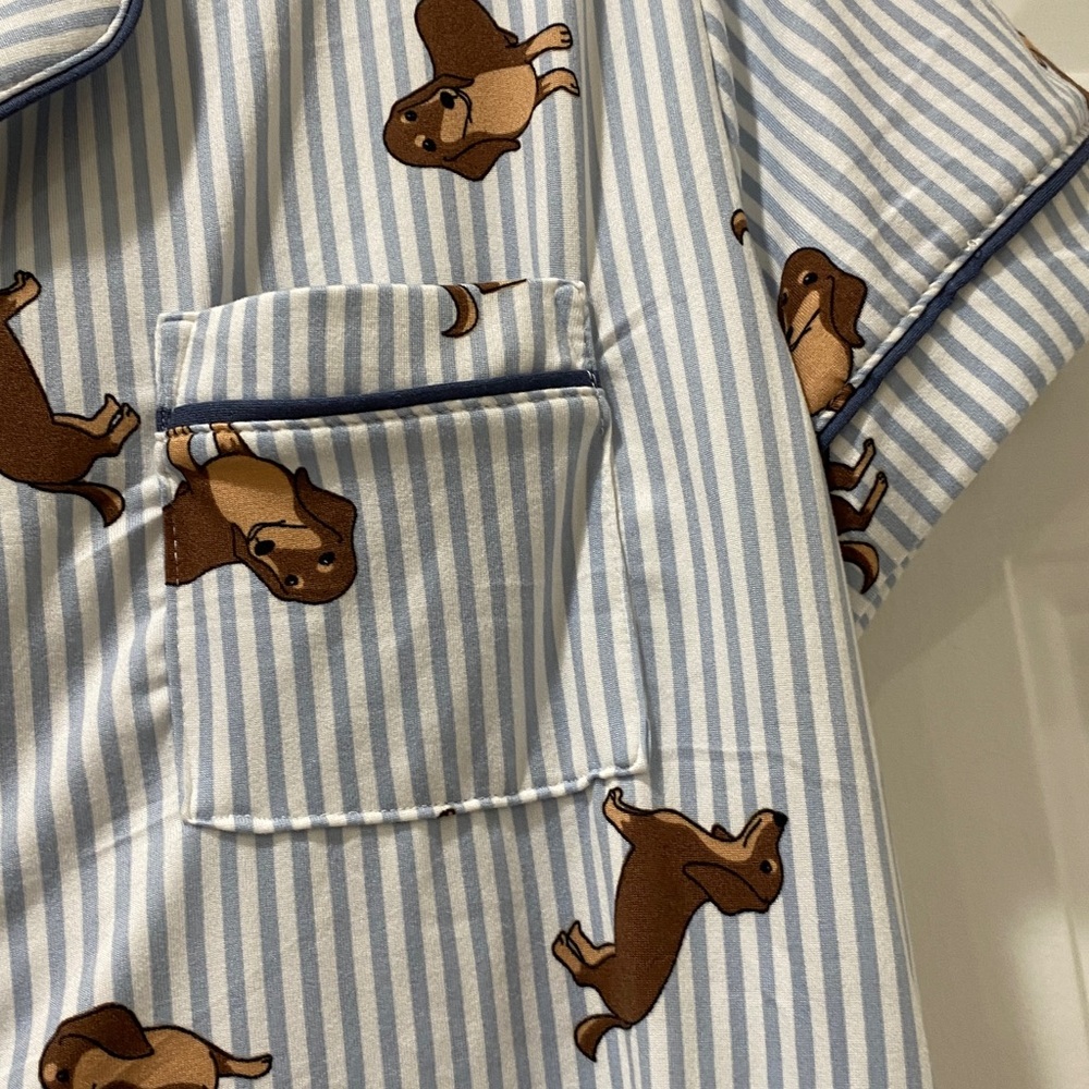 NWT. Contempo Casuals, women’s size large, 2-piece, Doxie pajama set. - Picture 3 of 16